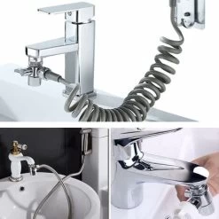 Diverter Valve Shower Attachment,Diverter Valve,Alloy Shower Faucet 2 Way Diverter Valve,Brass Diverter Valvefor Kitchen Sink Faucet Or Bathroom -Comfort Bathroom Store 59152303 5