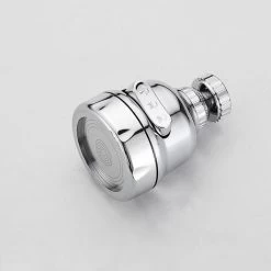 360 Swivel Faucet Tap Aerator- Adjustable 3 Mode Water Saving Faucet ABS Plastic Splash Proof Faucet Nozzle Filter Faucet Tap For Bathroom Kitchen RZ044