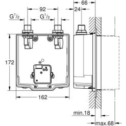Grohe Eurosmart Cosmopolitan E Concealed Mounting Box (36339001) -Comfort Bathroom Store 59196158 4