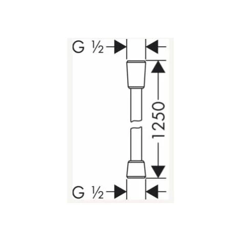 Hansgrohe Isiflex Shower Hose Chrome - HG28272000 4 Hansgrohe Isiflex Shower Hose Chrome - HG28272000 - Image 2