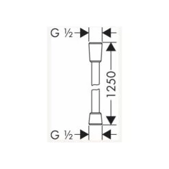 Hansgrohe Isiflex Shower Hose Chrome - HG28272000 7 Hansgrohe Isiflex Shower Hose Chrome - HG28272000 -Comfort Bathroom Store 59257170 3