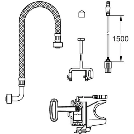 Grohe Sensia Arena Installation Kit For Automatic Flush And Pre-flush (46944001) 4 Grohe Sensia Arena Installation Kit For Automatic Flush And Pre-flush (46944001) - Image 2