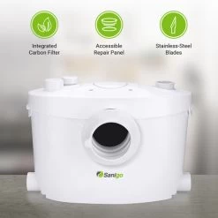 Silent Macerator Sanigo Waste Water Pump With Removable Control Panel 400W -Comfort Bathroom Store 59856778 3