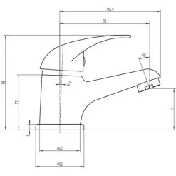 Cloakroom Basin Mixer Tap Chrome Basin Sink Mono Bathroom + Fixings + Waste -Comfort Bathroom Store 59930124 2