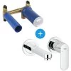 Grohe Set Eurosmart Cosmopolitan Wall-mounted Basin Mixer Chrome S-size + Rough In Body (19381000-SET) -Comfort Bathroom Store 60105485 1