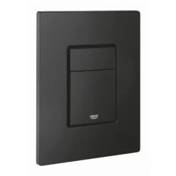 Grohe Even Two-touch Flush Plate, Anti-fingerprint Technology, Matt Black (38966KF0)