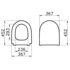 Swiss Aqua Technologies Infinitiorimless WC With Thermostatic Bidet Function + Softclose Seat (SATINF011RREXPBFCT) -Comfort Bathroom Store 60280039 5