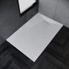 ELEGANT 1200 X 800 X 30 Mm Slate Effect Shower Tray White Anti-Slip Rectangular Low Profile Shower Tray With Waste Trap And Slate Drain Cover 1 ELEGANT 1200 X 800 X 30 Mm Slate Effect Shower Tray White Anti-Slip Rectangular Low Profile Shower Tray With Waste Trap And Slate Drain Cover -Comfort Bathroom Store 60358257 1