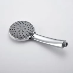 Acezanble Bathroom COOL TOUCH Thermostatic Mixer Shower Set Round Twin Head Exposed Valve Independent Water Divider Chrome -Comfort Bathroom Store 60547407 3