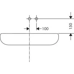 Hansgrohe Talis S Single Lever Basin Mixer For Concealed Installation With Spout 22.5 Cm, Chrome (72111000) -Comfort Bathroom Store 60635248 3