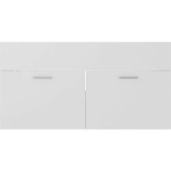 Topdeal Sink Cabinet White 90x38.5x46 Cm Chipboard FF804665UK -Comfort Bathroom Store 61185898 5