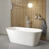 Freestanding Modern Double Ended Bath 1800mm - Duke By Voda Design -Comfort Bathroom Store 61227557 1