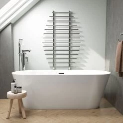 Freestanding Modern Double Ended Bath 1800mm - Duke By Voda Design 8 Freestanding Modern Double Ended Bath 1800mm - Duke By Voda Design -Comfort Bathroom Store 61227557 3