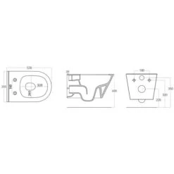 Geberit Toilet Set Duofix Frame + Lucco Avva Rimless Toilet + Softclose Seat + White Flush Plate (AvvaGeb3) 11 Geberit Toilet Set Duofix Frame + Lucco Avva Rimless Toilet + Softclose Seat + White Flush Plate (AvvaGeb3) -Comfort Bathroom Store 61257929 5