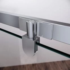 ELEGANT 900x900mm Semi-Frameless Pivot Pentagonal Shower Enclosure With Tray 8mm Tempered Glass Corner Shower Cubicle Door With Tray And Waste -Comfort Bathroom Store 61421335 3