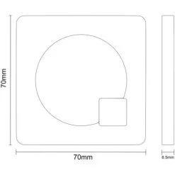 Wholesale Domestic Concealed Cistern With Front Access And Modern Chrome Square Dual Flush Push Button 7 Wholesale Domestic Concealed Cistern With Front Access And Modern Chrome Square Dual Flush Push Button -Comfort Bathroom Store 61734629 3