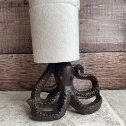 Octopus Loo Roll Holder In Cast Iron -Comfort Bathroom Store 61872234 5