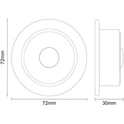 Colore Concealed Cistern With Round Matt Black Traditional Dual Flush Push Button -Comfort Bathroom Store 62511402 3