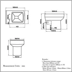 BTW Toilet Back To Wall Ceramic Pan Cloakroom Soft Close Seat Bathroom WC Modern -Comfort Bathroom Store 63680737 3