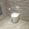 Back To Wall Toilet Ceramic Pan Cloakroom Soft Close Seat Bathroom WC Modern BTW 2 Back To Wall Toilet Ceramic Pan Cloakroom Soft Close Seat Bathroom WC Modern BTW -Comfort Bathroom Store 63680798 1