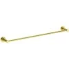 Accents Deacon Brushed Brass Single Towel Rail