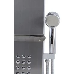 Livingandhome Wall Mounted Thermostatic Mixer Shower Panel Tower With Shelf -Comfort Bathroom Store 64160876 4