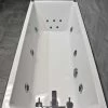 Sadie Slim Rim Square Whirlpool Spa Bath - 1500mm Or 1700mm - 6 Or 11 Jets, 1700mm-6 Jets