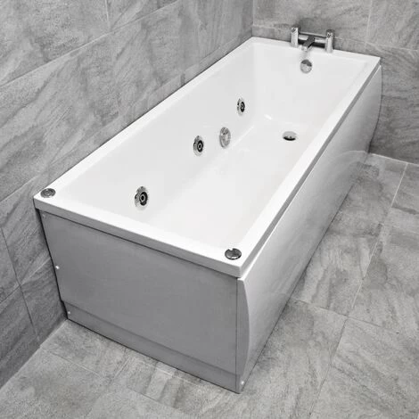 Sadie Slim Rim Square Whirlpool Spa Bath - 1500mm Or 1700mm - 6 Or 11 Jets, 1700mm-6 Jets 4 Sadie Slim Rim Square Whirlpool Spa Bath - 1500mm Or 1700mm - 6 Or 11 Jets, 1700mm-6 Jets - Image 2
