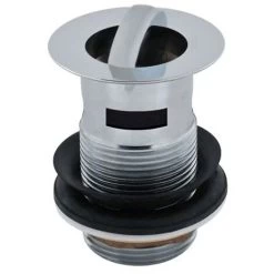 Blade Basin Mono Mixer Tap - Optional Flip Waste - Ex Bath Store, With Waste -Comfort Bathroom Store 64565390 3