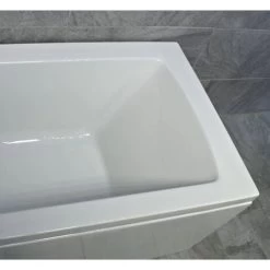 L Shaped Square Shower Bath With Screen And Panel - Left Hand Option, Without End Panel -Comfort Bathroom Store 64565533 5