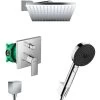 Hansgrohe Vernis Shape Pulsify All-in-one Concealed Shower Set With 230 XXL Overhead Shower + Performance 3-jet Hand Shower -Comfort Bathroom Store 65180223 1