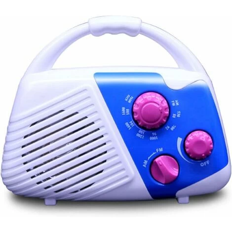 Waterproof Shower Radio Splashproof Mini AM FM Radio With Built-in Speaker And Adjustable Volume Hanging Water Resistant Shower Radio For Bathroom Outdoor 3 Waterproof Shower Radio Splashproof Mini AM FM Radio With Built-in Speaker And Adjustable Volume Hanging Water Resistant Shower Radio For Bathroom Outdoor