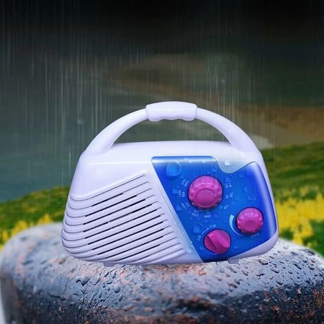 Waterproof Shower Radio Splashproof Mini AM FM Radio With Built-in Speaker And Adjustable Volume Hanging Water Resistant Shower Radio For Bathroom Outdoor 4 Waterproof Shower Radio Splashproof Mini AM FM Radio With Built-in Speaker And Adjustable Volume Hanging Water Resistant Shower Radio For Bathroom Outdoor - Image 2