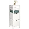 SoBuy Bathroom Storage Cabinet Unit With 1 Shelf And 2 Drawers FRG127-W -Comfort Bathroom Store 6614206 1