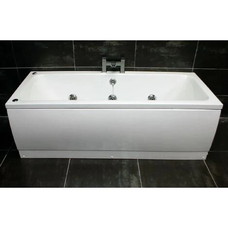 1700mm X 700mm Double Ended Square Bath With 6 Jet Or 11 Jet Whirlpool, 11 Jet 3 1700mm X 700mm Double Ended Square Bath With 6 Jet Or 11 Jet Whirlpool, 11 Jet