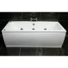 1700mm X 700mm Double Ended Square Bath With 6 Jet Or 11 Jet Whirlpool, 6 Jet