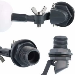3 Pieces Water Ball Float Reliable Close 1/2 Inch Fill Humidifier Water Tank, Ball Valve, Pond Float Replacement Valve -Comfort Bathroom Store 66434795 4