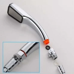 1/2 Brass Shut-Off Valve For Shower Head, Outside Shut-Off Valve, Brass Shut-Off Valve, Angle Valve, Chrome Shut-Off For Shower Head -Comfort Bathroom Store 66434800 4