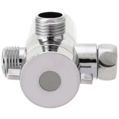 ABS 3 Way Shower Head Diverter Valve, Shower Head Mounting Bracket, Spray Arm Mounting Valve -Comfort Bathroom Store 66565202 5