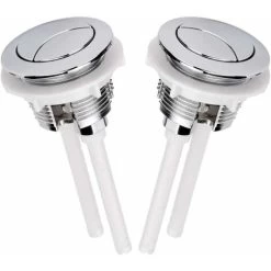 38mm Double Push Button For Toilet Flush Chrome High Pressure Pumping Toilet Accessories Closes Tool By Mall