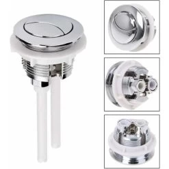 38mm Double Push Button For Toilet Flush Chrome High Pressure Pumping Toilet Accessories Closes Tool By Mall -Comfort Bathroom Store 66991098 3