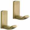 Towel Hook Home Bath Robe Hooks Brass Bathroom Coat Hooks Wall Mounted Multi-Purpose Hook, Brushed Bronze -Comfort Bathroom Store 67182424 1