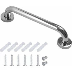 Shower Grab Bar 30 Cm (x2 Units), Safety Shower Handle, Handicapped WC Grab Bar, Toilet Grab Bar, Shower And WC Grab Bar