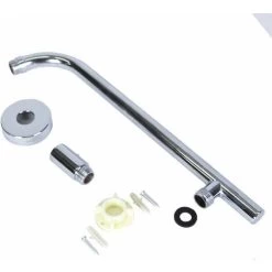 Axial Arm Wall Console Chrome Metal For Shower Head Sliding Bar Bar (Arm M11) -Comfort Bathroom Store 67596389 2