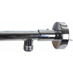 Axial Arm Wall Console Chrome Metal For Shower Head Sliding Bar Bar (Arm M11) -Comfort Bathroom Store 67596389 4