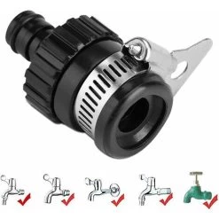 Universal Faucet Adapter For Garden Tap And Garden Hose, Garden Hose Connector For Mixer Tap -Comfort Bathroom Store 67645329 5