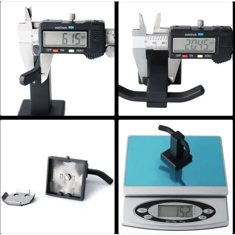 Bathroom Robe Hook Double Wall Mounted Towel/Coat Hook, SUS304 Stainless Steel Matte Black, EG3907F-B 5 Bathroom Robe Hook Double Wall Mounted Towel/Coat Hook, SUS304 Stainless Steel Matte Black, EG3907F-B - Image 3