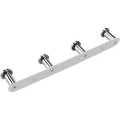Wall Mounted Towel Hook With Hooks 304 Stainless Steel Wall Mounted Towel Hooks For Bathroom And Kitchen Doors (4 Hooks, Chrome) -Comfort Bathroom Store 67925799 5