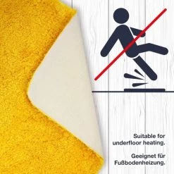 RHAFAYRE Bath Mat Set Of 3 Pieces - 3X Bath Mats (45x45 + 50x80 + 60x100cm) - Non-Slip & Washable Bath Mat - With WC Cutout - Brown -Comfort Bathroom Store 68008527 4