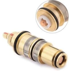 Temperature Control Brass Replacement Thermostatic Cartridge Shower Mixer Valve Bar Repair Kit For Ba Shower Mixer -Comfort Bathroom Store 68105726 4